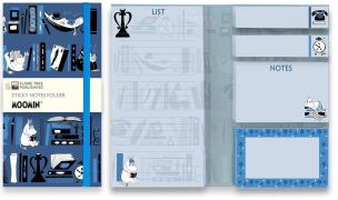 Opakowanie Sticky Notes Muminki Półki z książkami Niebieskie
