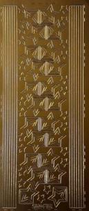 Opakowanie Stiker ażurowy 10x23cm bordiurka złoty