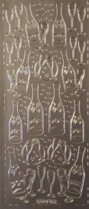 Opakowanie Stiker ażurowy srebrny