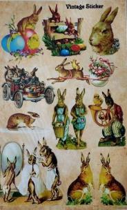 Opakowanie Stikery wielkanocne Vintage Sticker 16x25cm