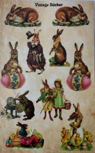 Opakowanie Stikery wielkanocne Vintage Sticker 16x25cm