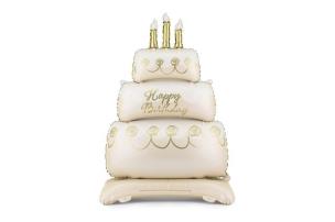 Opakowanie Stojący balon foliowy Tort 70x100cm