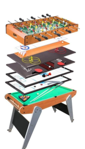 Stół do gier 8w1. Wydawca: Leantoys. Multiszop.pl Opakowanie Stół do gier 8w1