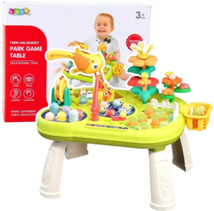 Stoliczek edukacyjny Interaktywny Ogród. Wydawca: Leantoys. Multiszop.pl Opakowanie Stoliczek edukacyjny Interaktywny Ogród