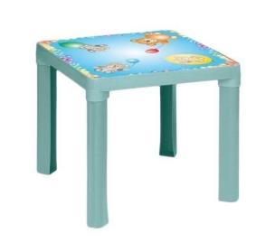 Stolik plastikowy pastel turkus. Wydawca: 3toysm. Multiszop.pl Opakowanie Stolik plastikowy pastel turkus