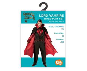 Opakowanie Strój dla dorosłych Lord Wampir rozm. 52