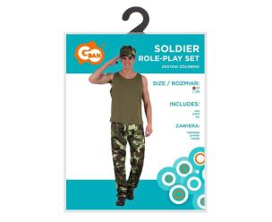 Opakowanie Strój dla dorosłych Żołnierz rozm.52