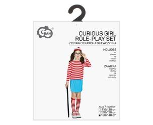 Opakowanie Strój dla dzieci Ciekawska Dziewczynka 130/140cm