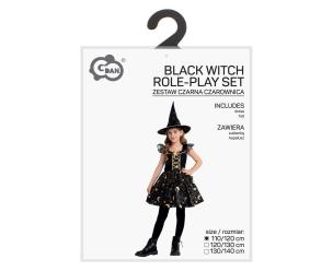 Opakowanie Strój dla dzieci Czarna Czarownica rozm. 110/120cm