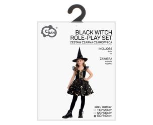 Opakowanie Strój dla dzieci Czarna Czarownica rozm. 130/140cm