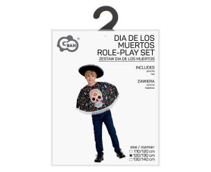 Opakowanie Strój dla dzieci Dia de los Muertos rozm. 120/130