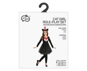 Opakowanie Strój dla dzieci Kotek dziewczynka 110/120cm