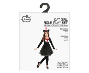 Opakowanie Strój dla dzieci Kotek dziewczynka 130/140cm