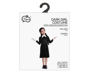Opakowanie Strój dla dzieci Mroczna Dziewczyna 110/120cm
