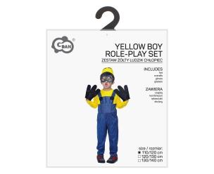 Opakowanie Strój dla dzieci Żółty Ludzik chłopiec 110/120 cm