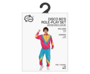 Opakowanie Strój dla mężczyzn Disco Lata 80 rozm. 56