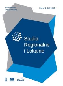 Okładka książki Studia Regionalne i Lokalne 2/2023