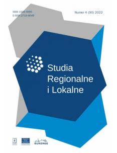 Okładka książki Studia Regionalne i Lokalne 4/2022