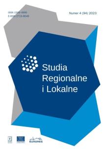 Okładka książki Studia Regionalne i Lokalne 4/2023