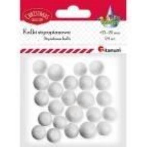 Opakowanie Styropianowe kulki 15/20mm białe 24szt