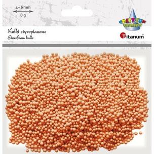 Opakowanie Styropianowe kulki 8g pomarańczowe