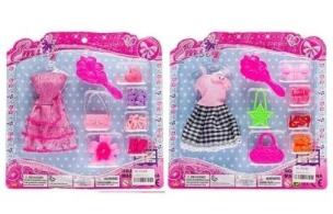 Opakowanie Sukienka z akcesoriami dla lalki 29cm MIX