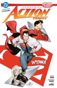 Okładka książki Superman Action Comics. Widma