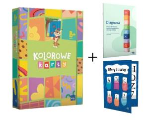 Okładka książki Superpakiet Kolorowe karty. Poziom B+ + Klaser...