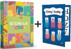 Okładka książki Superpakiet Kolorowe karty. Poziom B+ + Klaser...