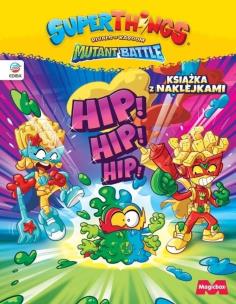 Okładka książki SuperThings Mutant Battle książka z naklejkami
