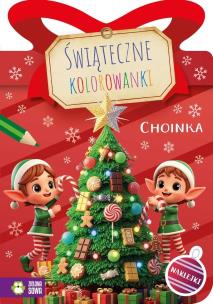Okładka książki Świąteczne kolorowanki. Choinka