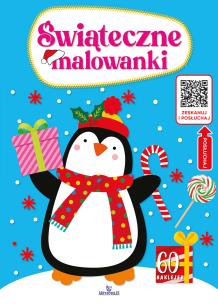 Świąteczne malowanki. Autor: Matusiak Monika. Multiszop.pl Okładka książki Świąteczne malowanki