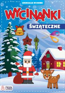 Świąteczne wycinanki. Autor: Monika Majewska. Multiszop.pl Okładka książki Świąteczne wycinanki