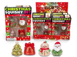 Opakowanie Świąteczny zestaw gniotków Christmas Squishy