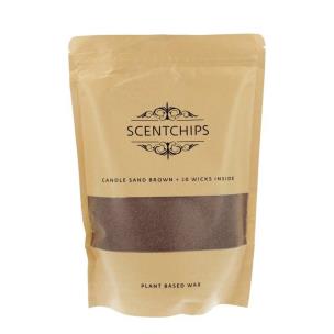 Opakowanie Świeca sypana 500gr wosk perłowy brązowy