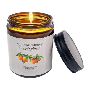 Opakowanie Świeczka sojowa. Mandarynka