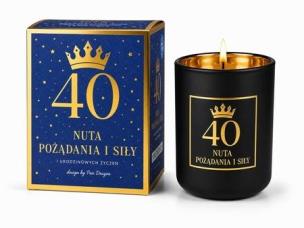Opakowanie Świeczka Urodziny 40