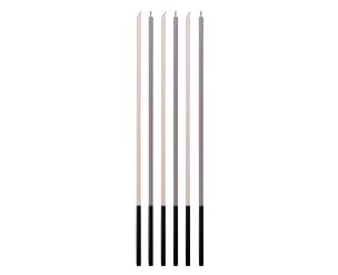 Opakowanie Świeczki B&C metaliczne 3x3x170mm 6szt