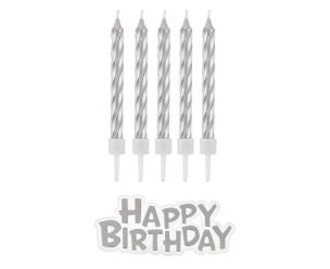 Opakowanie Świeczki B&C urodzinowe Happy Birthday 16szt