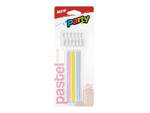 Opakowanie Świeczki do tortu pastel 12,5cm 12szt