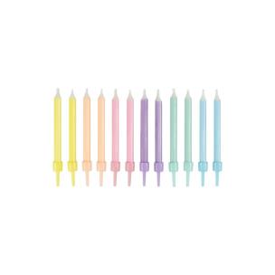 Opakowanie Świeczki urodzinowe pastelowe 12szt