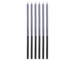 Opakowanie Świeczki urodzinowe Platinum niebieskie 14cm 6szt
