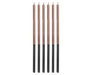 Opakowanie Świeczki urodzinowe różowo-złote 14,5cm 6szt