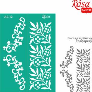 Szablon samoprzylepny wielokrotnego użytku ornamenty roślinne 21x29.7 cm. Wydawca: Rosa. Multiszop.pl Opakowanie Szablon samoprzylepny wielokrotnego użytku ornamenty roślinne 21x29.7 cm