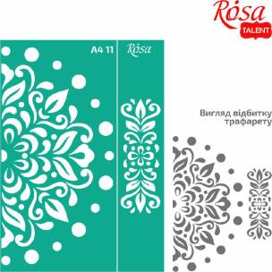 Szablon samoprzylepny wielokrotnego użytku ornamenty roślinne 21x29.7cm. Wydawca: Rosa. Multiszop.pl Opakowanie Szablon samoprzylepny wielokrotnego użytku ornamenty roślinne 21x29.7cm