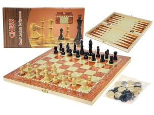 Opakowanie Szachy drewniane