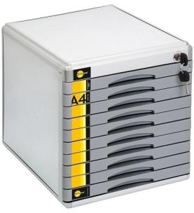 Opakowanie Szafka na dokumenty 10 szufl. metalowa YELLOW ONE