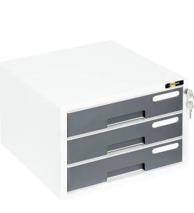 Opakowanie Szafka na dokumenty 3 szuflady szara YELLOW ONE