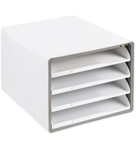 Opakowanie Szafka na dokumenty 4 szufl. szara YELLOW ONE