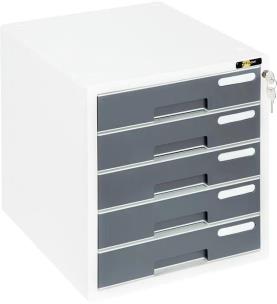 Opakowanie Szafka na dokumenty 5 szufl. szara YELLOW ONE